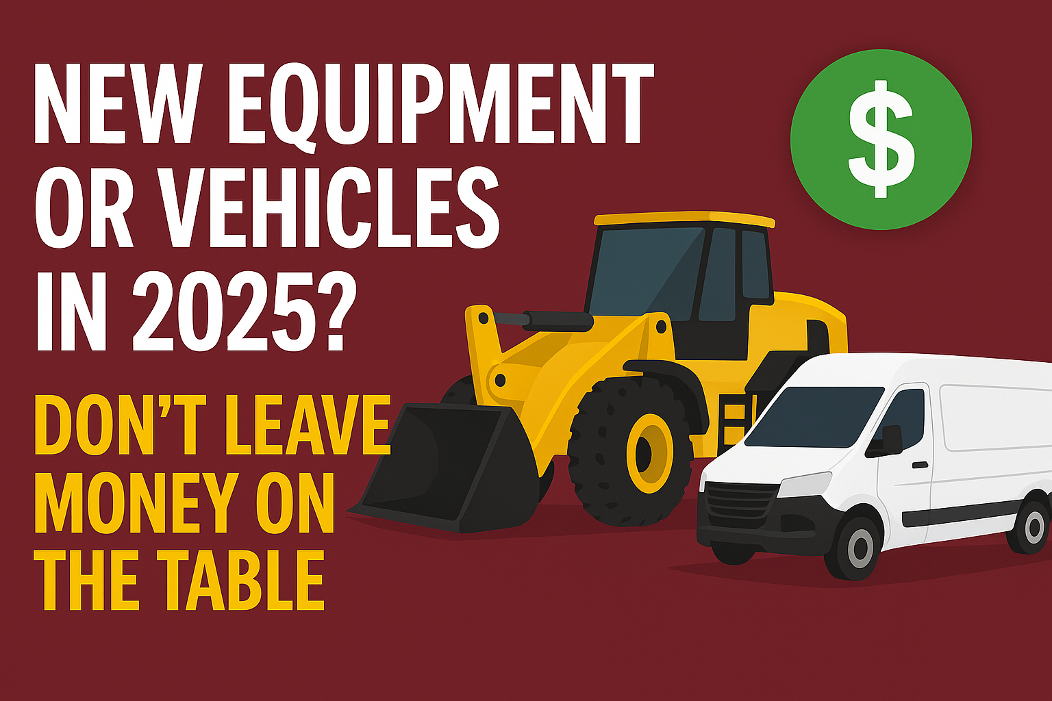 Section 179 vs. Bonus Depreciation: Optimize Your 2025 Equipment Purchases